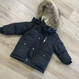 Kids Old Navy Hooded Parka Coat